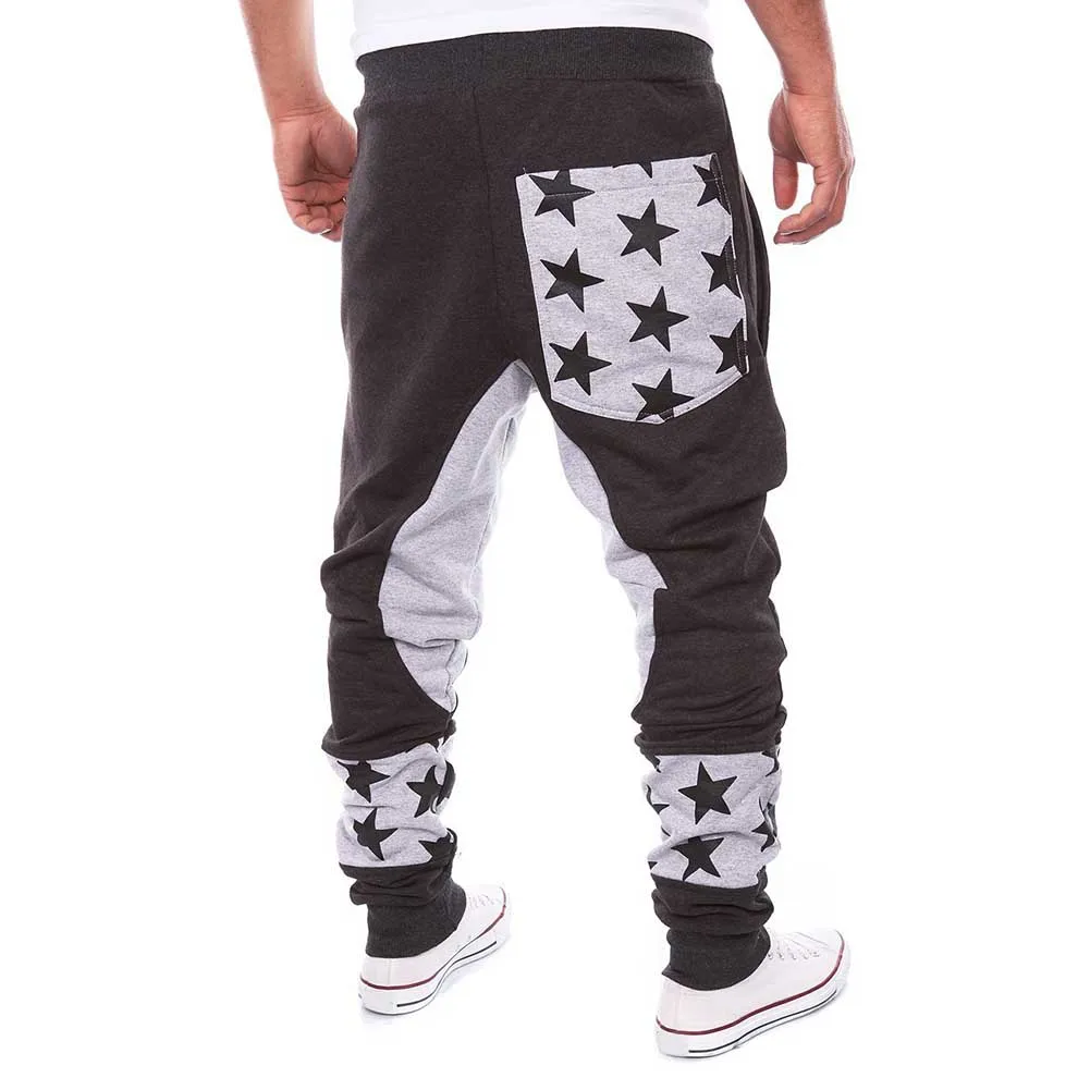 Брюки мужские брюки на шнурке повседневные мешковатые в стиле хип-хоп панельные