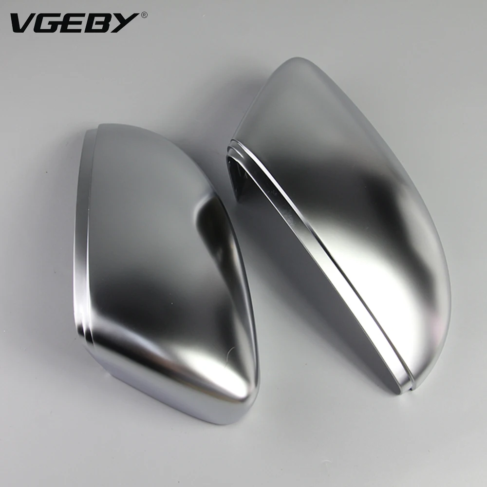 Пара матовых хромированных крышек для зеркала заднего вида VW Passat B7 CC Jetta Scirocco Beetle