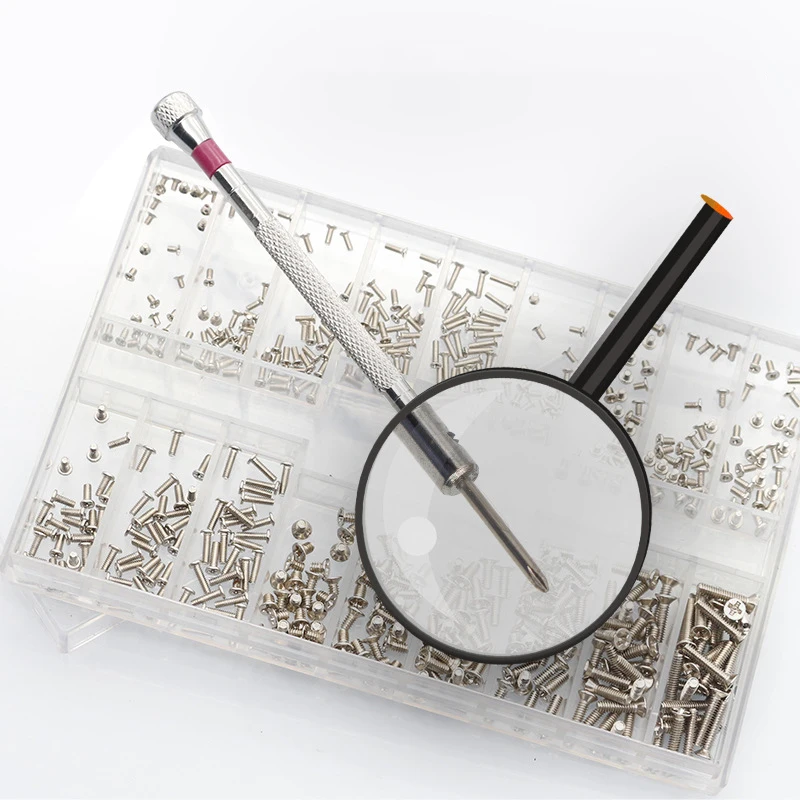 Набор миниатюрных винтов UMYUU 18 видов очков чёрная крышка для ноутбука |