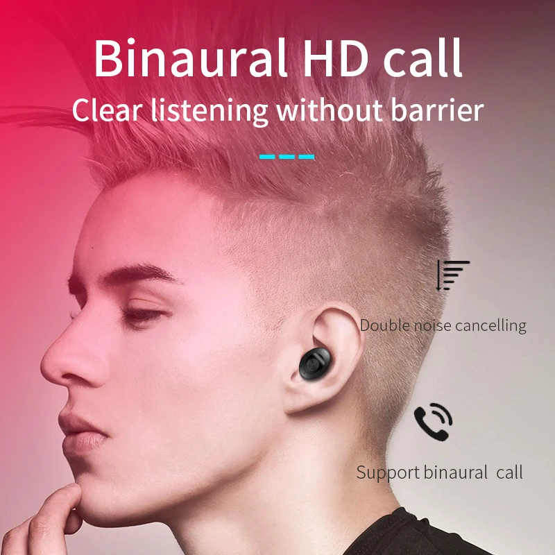 XG12 TWS Беспроводные Bluetooth 5 0 наушники стерео HIFI Звук спортивные Handsfree In Ear игровая