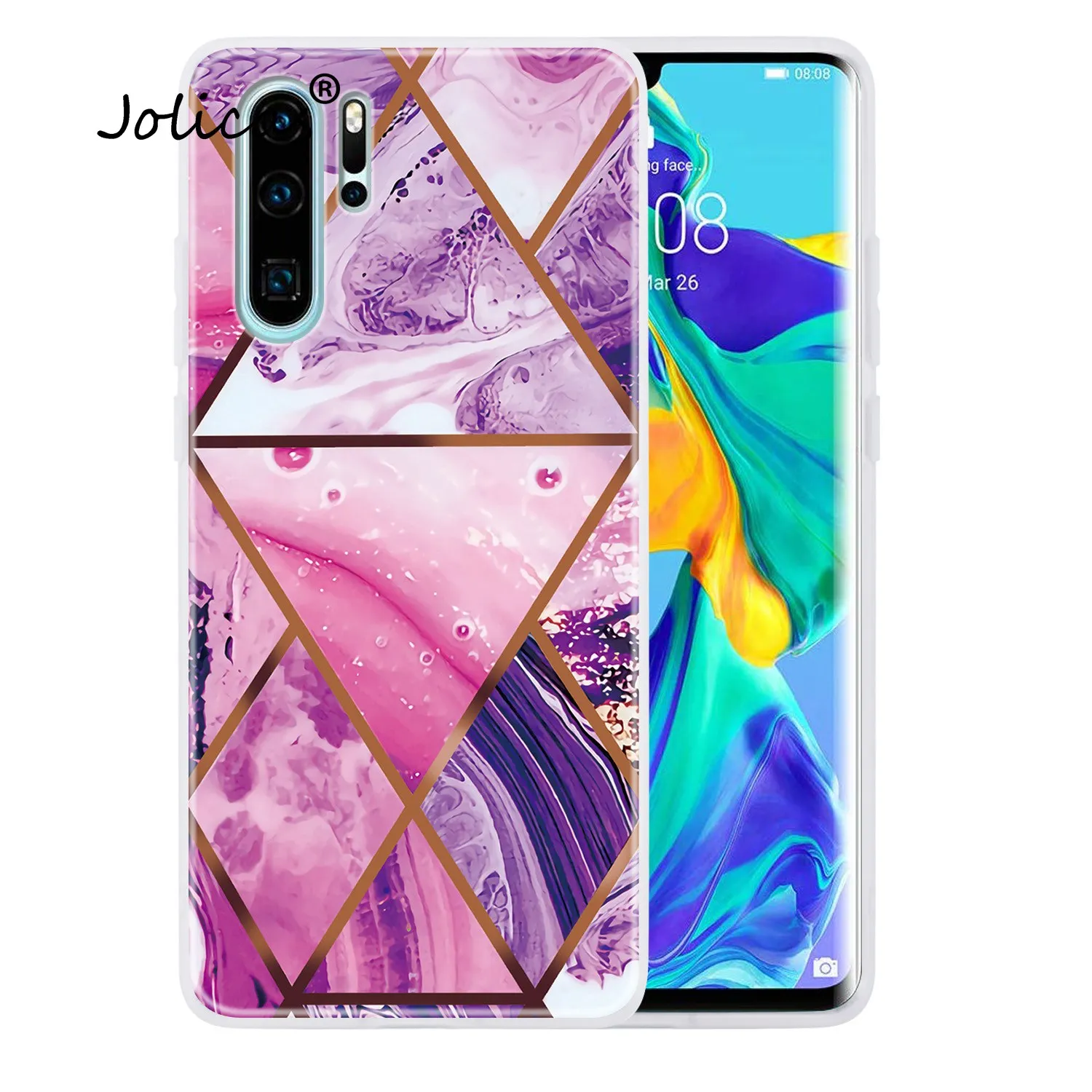 Мраморный Мягкий чехол из ТПУ для huawei P30 Plus Lite мобильного телефона Y5 2019 Y7 P20 Pro coque