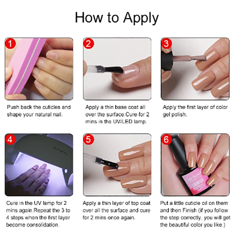 

Clou Beaute 15 ML 179 Color Gel Nail Polish Bargain sale UV LED Semi Permanent Nail Polish Varnish Hybrid Lacquer Resin Gel Glue