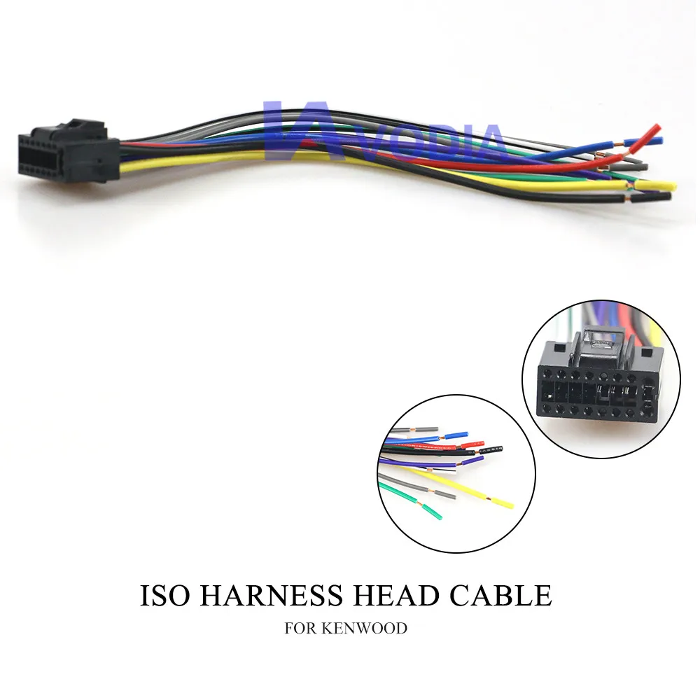 15-003 автомобильный ISO жгут проводов для KENWOOD DPX-для JVC KD- Стерео радио провод адаптер