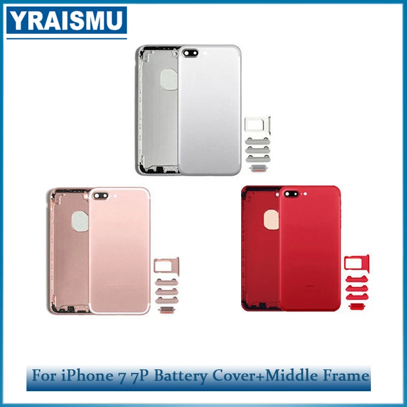 

AAA The quality of Housing Case For iPhone 7 7g 7P Battery Cover Middle Frame Replacement Back Housing Customizable version