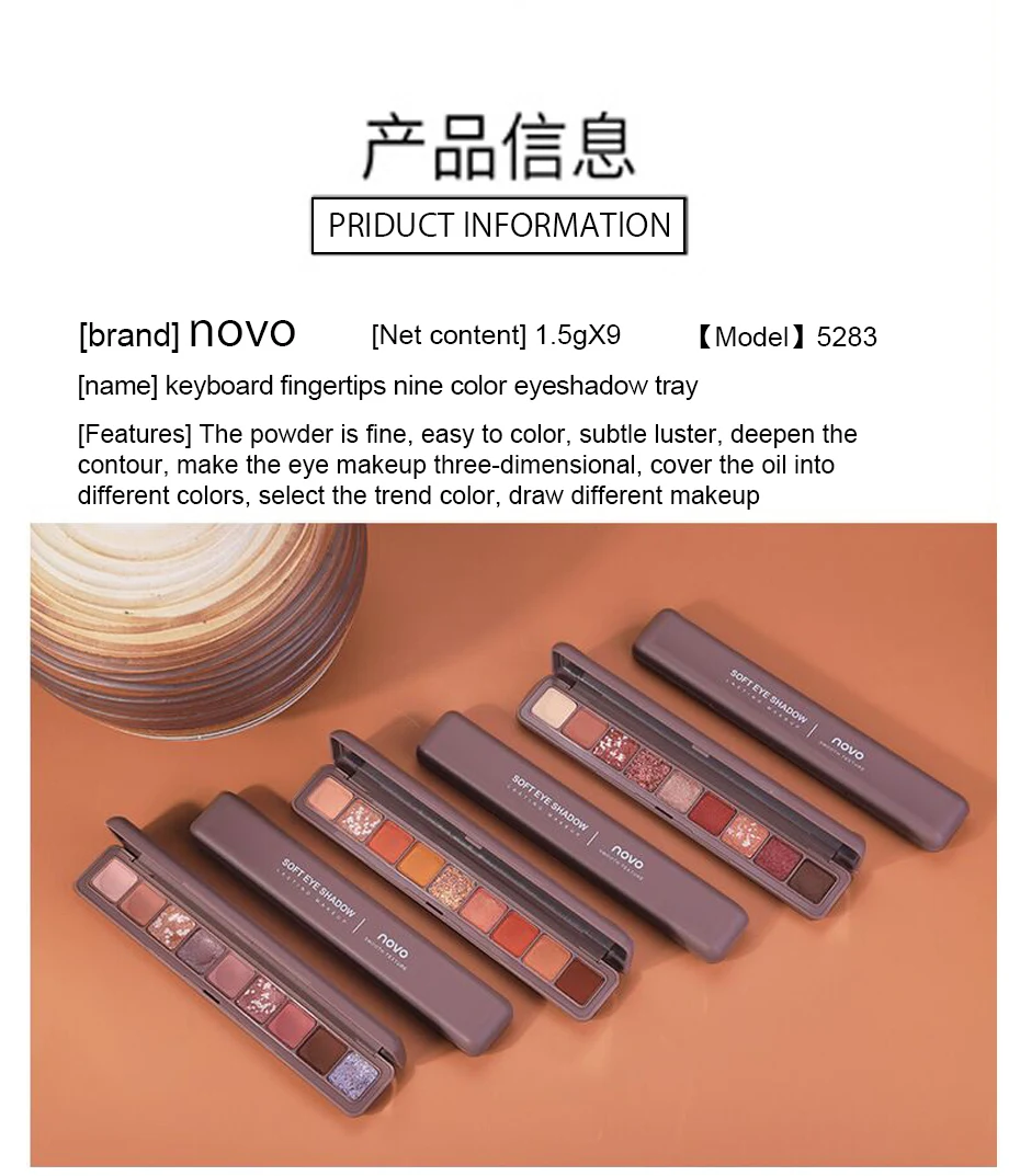 Ново 9 Цвета блеск Galaxy блеск для век матовые Smoky Eyes Макияж Палитра пигментированные тени для век Блеск бриллиант Набор теней