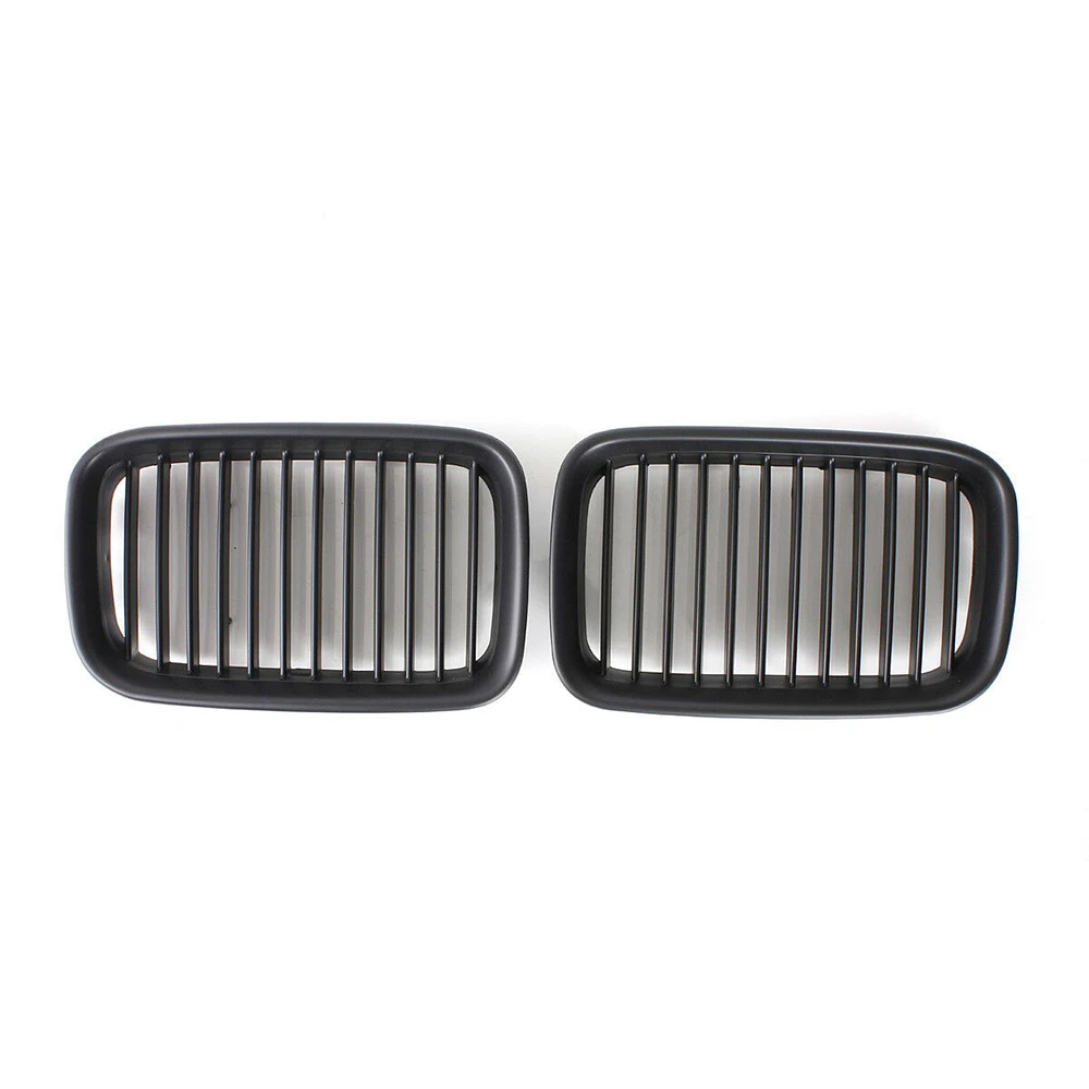 Передняя Матовая Черная решетка радиатора для BMW E36 1992 1996 318i 325i|Гоночные решетки| |