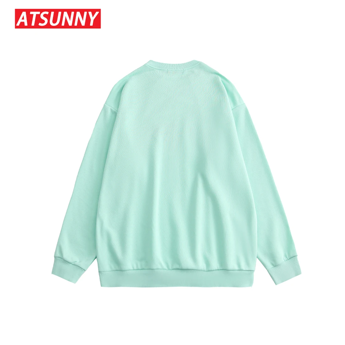 

ATSUNNY American Retro Letters Print Sweatshirts Hoodies Streetwear Mens Hip Hop Harajuku Casual Sweat Tops
