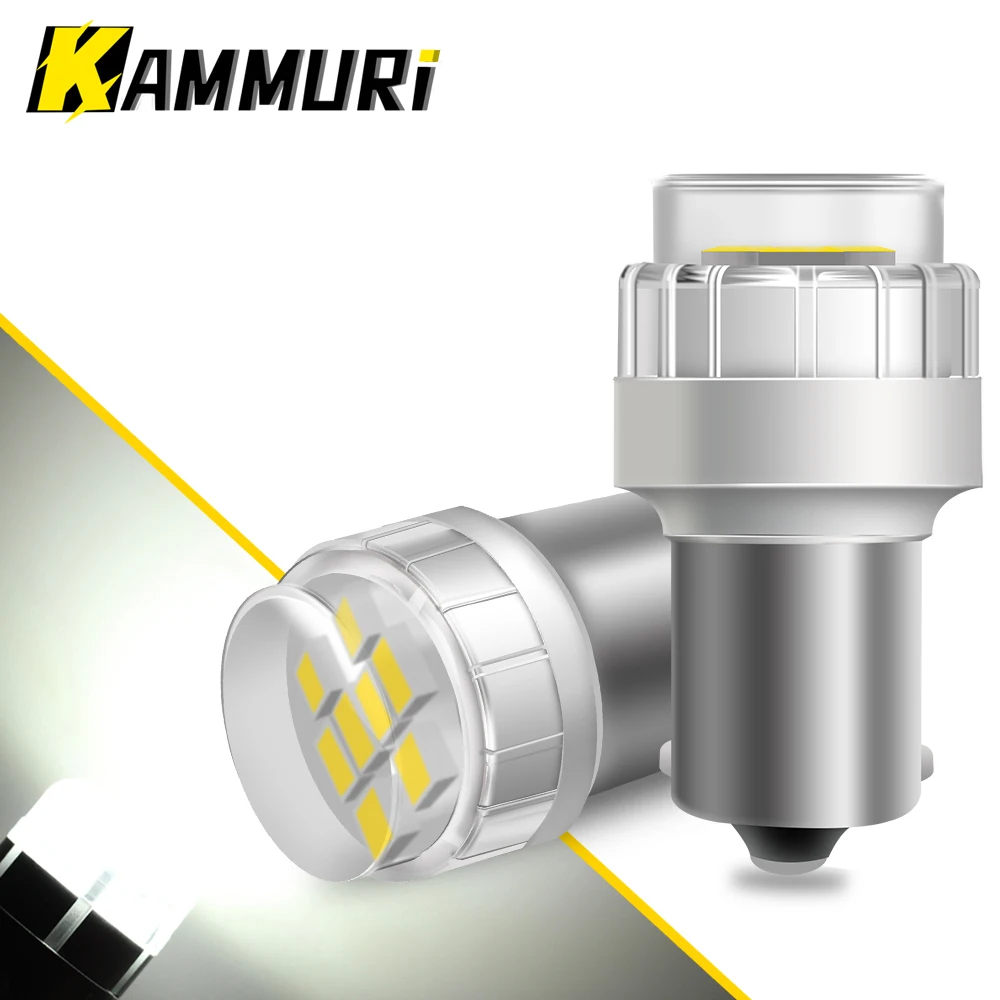 KAMMURI белый Canbus P21W Светодиодный лампа для Skoda Superb Octavia 2 MK2 FL 1Z A5 2009 2010 2011 2012 2013