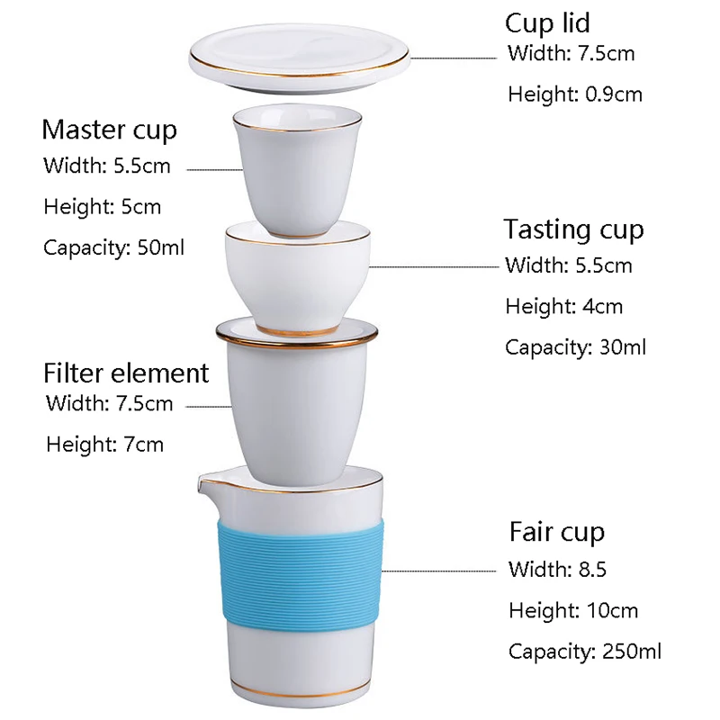 

Sheep fat jade teapot kettles gaiwan with 3 teacups for puerh tea pot set portable travel tea set drinkware with travel bag