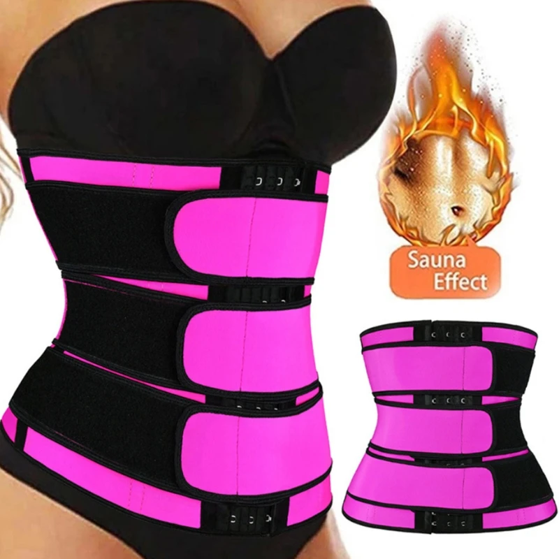

Women Compression Waist Strap Corset Tummy Control Weight Loss Trimmer Shaperwear Girdle Fat Burning Body Shaper Cincher