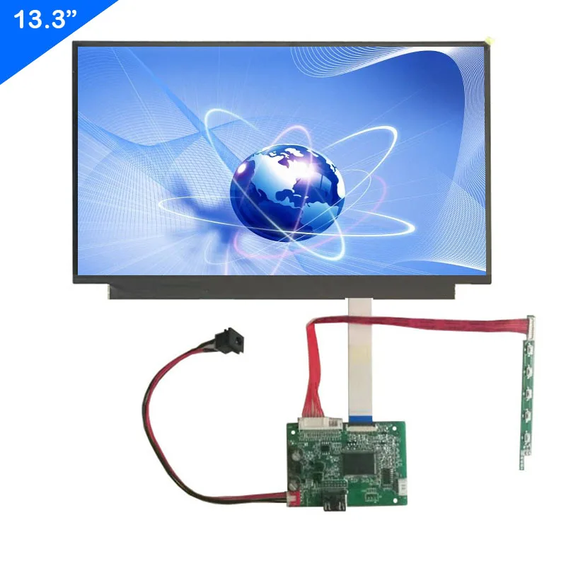 DIY ЖК дисплей испытания 13 3 дюймов с Управление доска Поддержка HDMI Вход 1920*1080 EDP 30