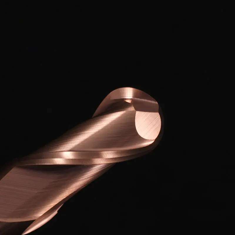 Концевая фреза HRC55 с 2 канавками и шариковым концом из карбида вольфрама ЧПУ