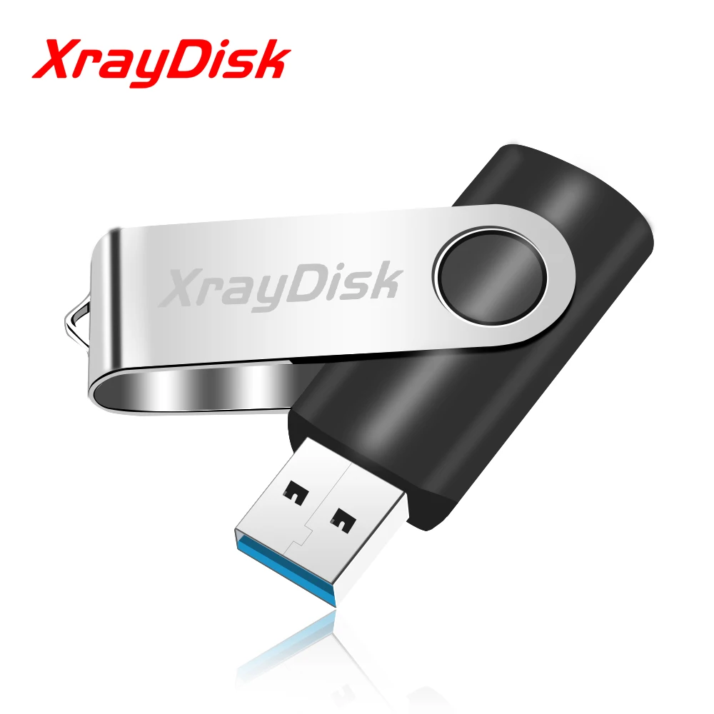 

Xraydisk Flash Drive 32GB 64GB 128GB 256GB USB 3.0 Swivel Thumb Drives Memory Stick Keychain Design Pen-Dirve