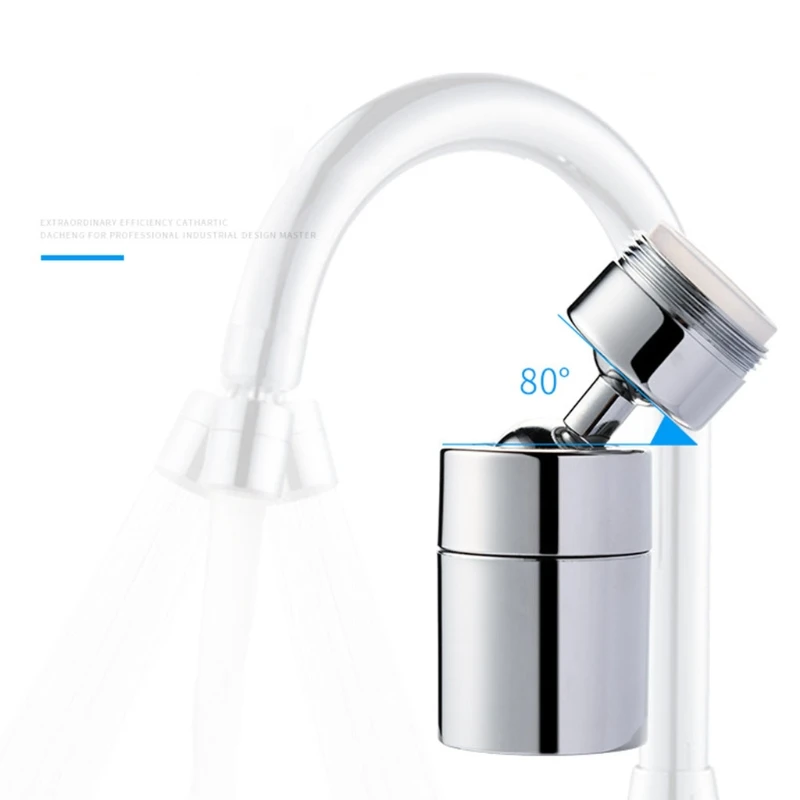 

80 Degree Splash Filter Faucet Bubbler Spray Head Anti Splashing Nozzle Aerator Kitchen Bathroom Water Saving Universal