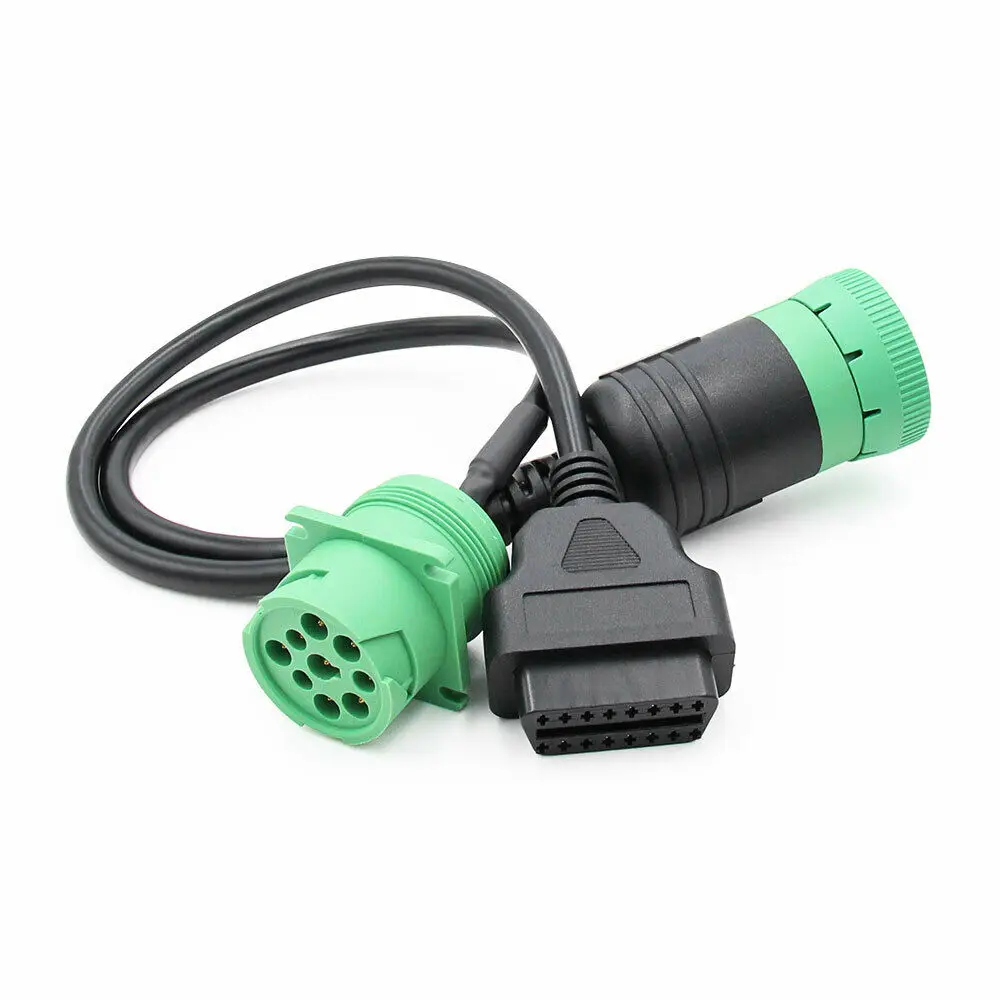 16Pin мужского и женского пола J1939 9 Pin Deutsch грузовик Adapter9 к OBD2 Интерфейс ось Y кабель