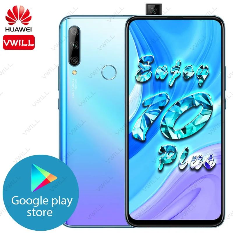 Оригинальный смартфон HUAWEI Enjoy 10 Plus 6 59 дюйма Восьмиядерный Kirin 710F 16 МП