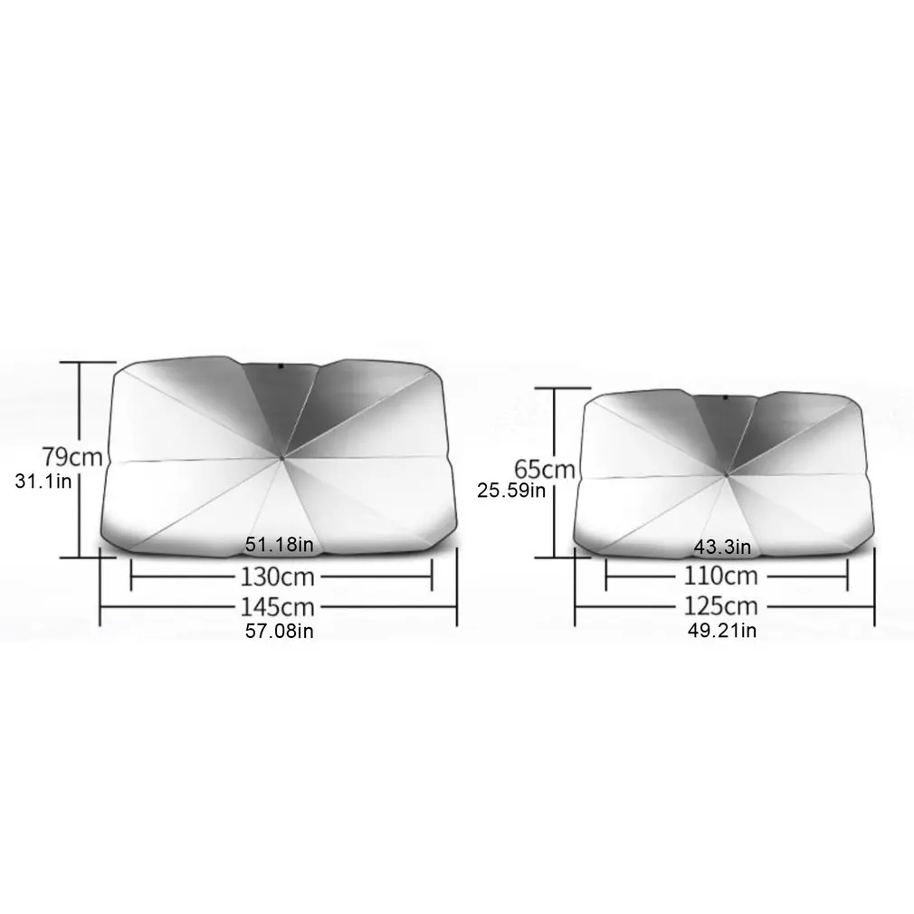 

Car Sunshade Interior Front Window Sun Shade Cover UV Protector Sun Blind Umbrella SUV Sedan Windshield Accessories