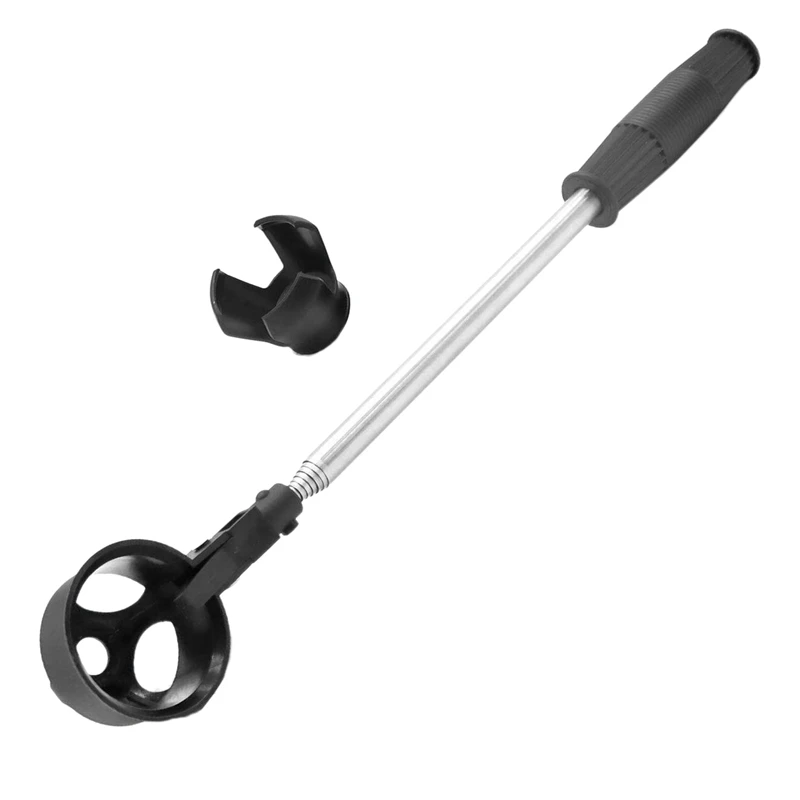 

Golf Ball Retriever Stainless Telescopic Golf Ball Retriever For Water W/Golf Ball Putter Grabber Claw Sucker Tool