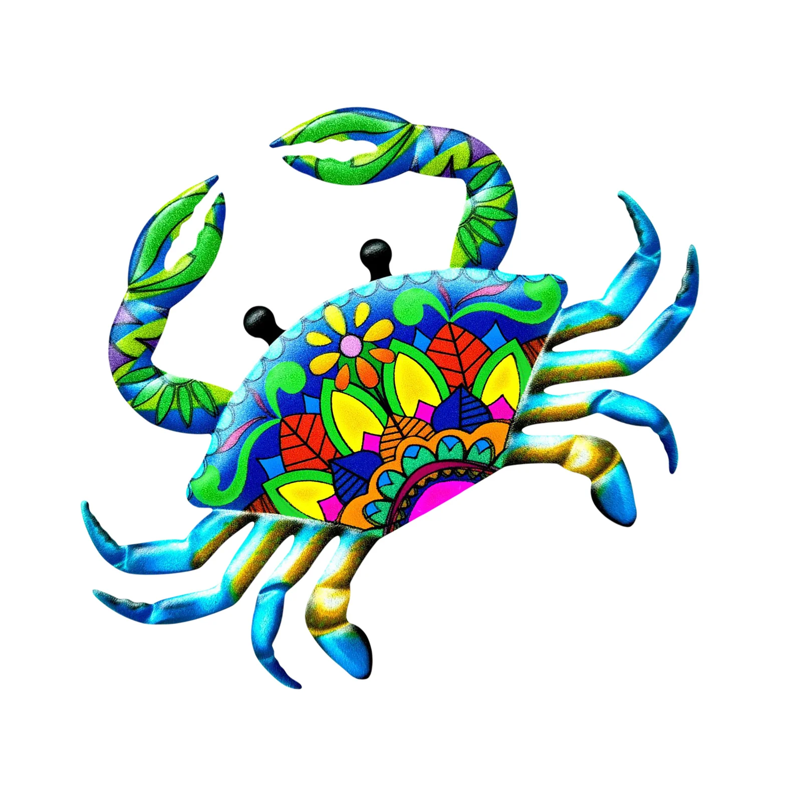 

Металлический Настенный подвесной Краб 1 шт., декоративное художественное украшение для дома, патио, сада