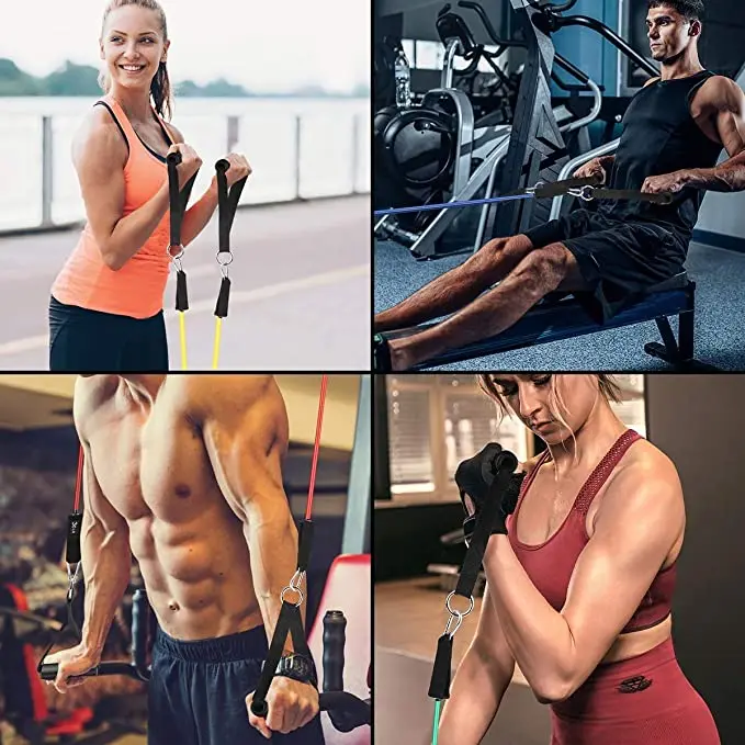 

Resistance Bands 11pcs Set Exercise Bands Pull Rope Fitness Gym Latex Tubes Pedal Excercise Body Training Workout Yoga Bands