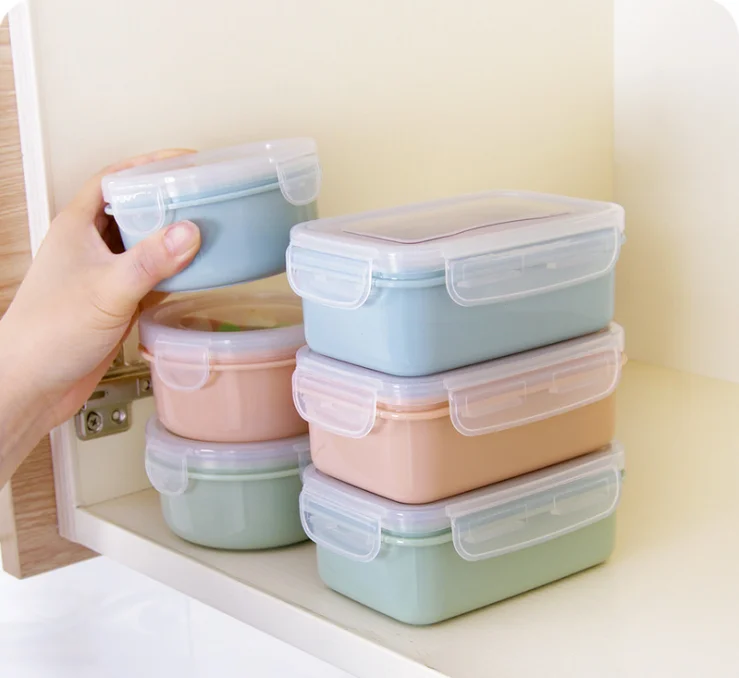 Холодильник для пищи ящик хранения пластиковый мини-контейнер ланча кухонный