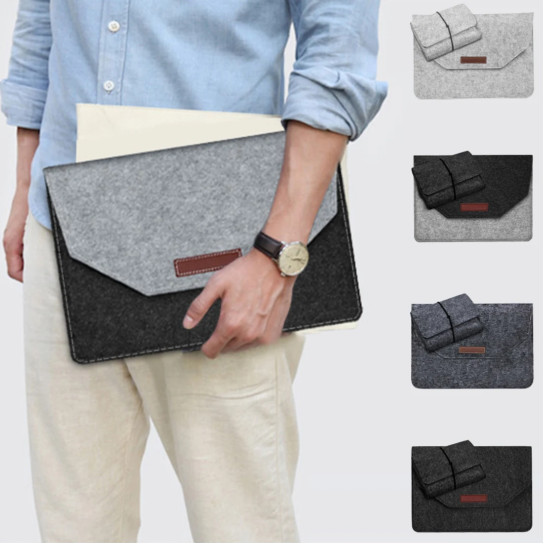 Notebook Case Sleeve Bag for Macbook Pro Air Retina Laptop Anti-scratch Cover For 11'' 13'' 15'' | Компьютеры и