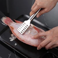 4pcs fish tweezers scale scrapers kitchen cooking fish scrapers silver kitchen gadgets and accessories j