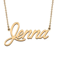 jenna custom name necklace customized pendant choker personalized jewelry gift for women girls friend christmas present