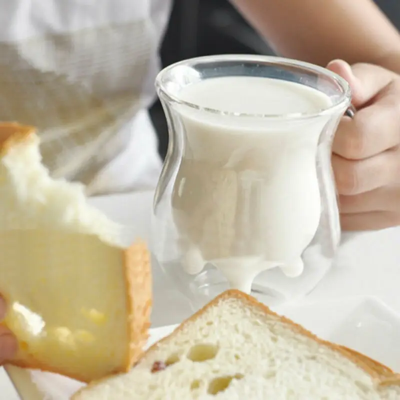 Горячая Распродажа прозрачная стеклянная кружка FAROOT с двойными стенками 150/250 мл