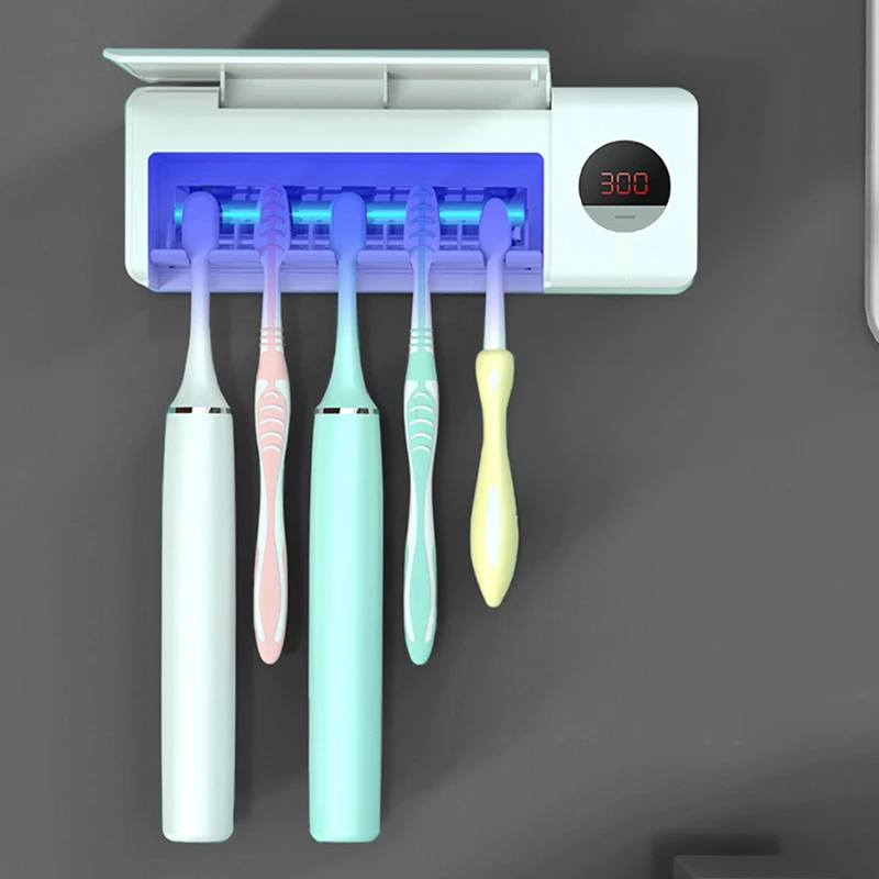 УФ стерилизатор зубных щеток висит ультрафиолетового электрическая зубная