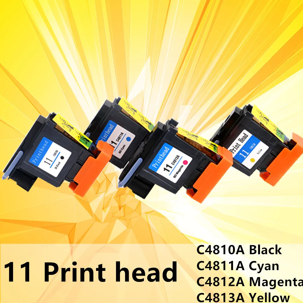 Печатающая головка для hp 11 печатающая c4810 c4811 c4812 c4813 designjet 500 500ps 510 800 800PS |