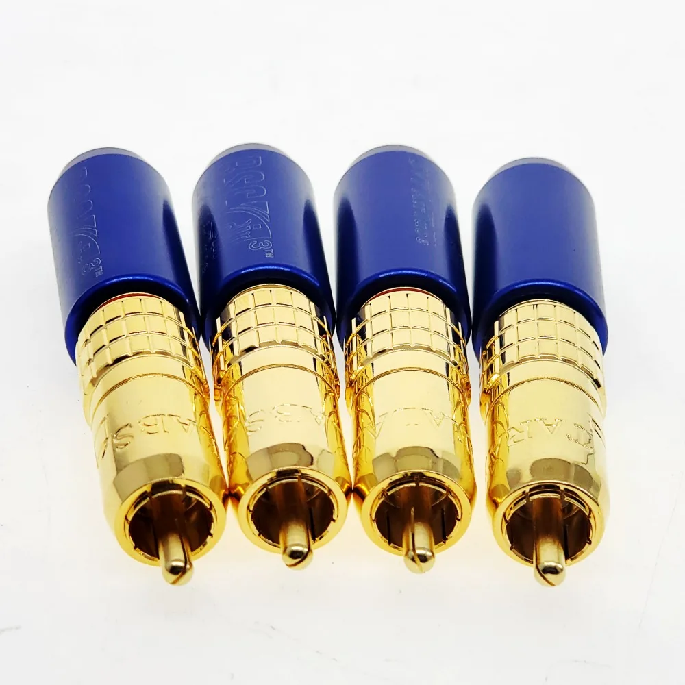 Оригинальный оригинальный Hi Fi taralabs RSC air3 Series 2 RCA штекер 4/комплект|Коннекторы и