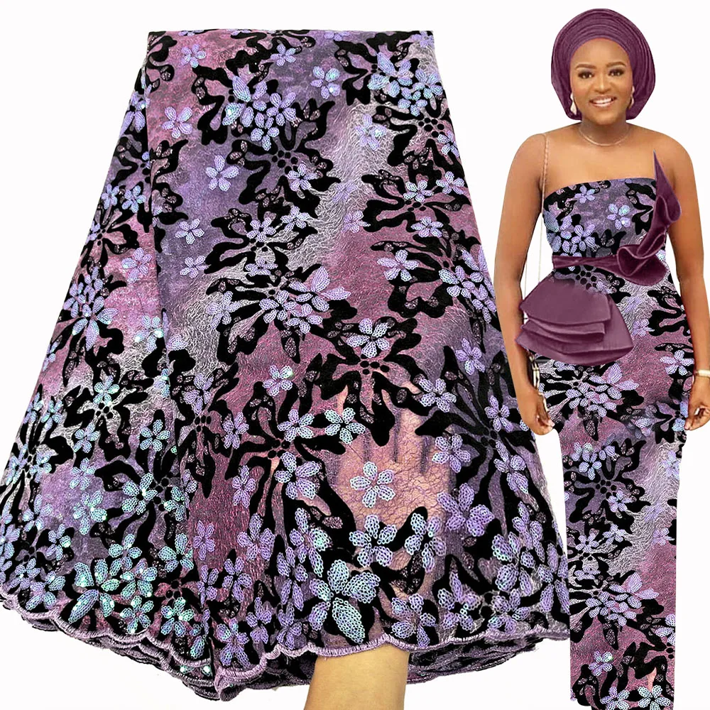 Ткань, Боб, вышивка, французское Сетчатое кружево, бархатное кружево, Лидер продаж, 5 ярдов, женские платья