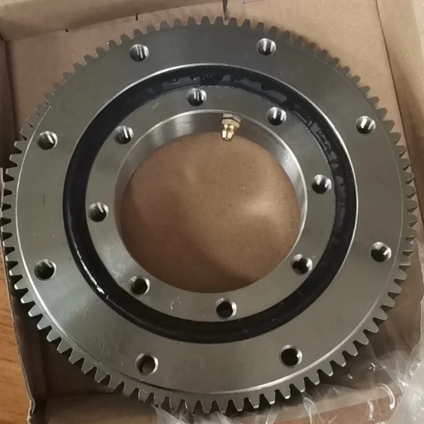 Шариковое поворотное кольцо подшипник внешние зубья четыре контакта поворотный