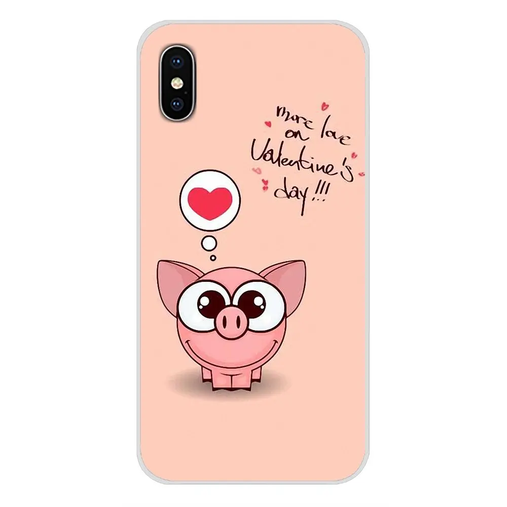 Прозрачный мягкий чехол Чехлы для Huawei NOVA 2 3 2i 3i Y6 Y7 Y9 премьер-профессионал GR3 GR5 Y5II Y6II смешной милый мягкий чехол с изображением милой свинки