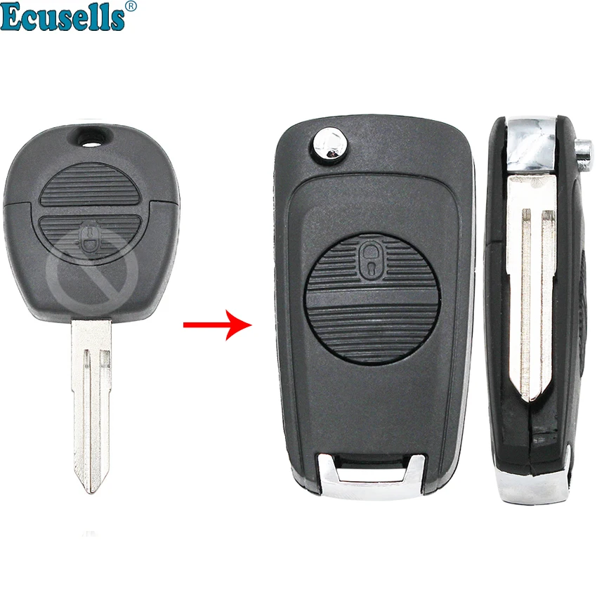 Модифицированный чехол для дистанционного ключа с 2 кнопками Nissan Almera Maxima Micra Primera