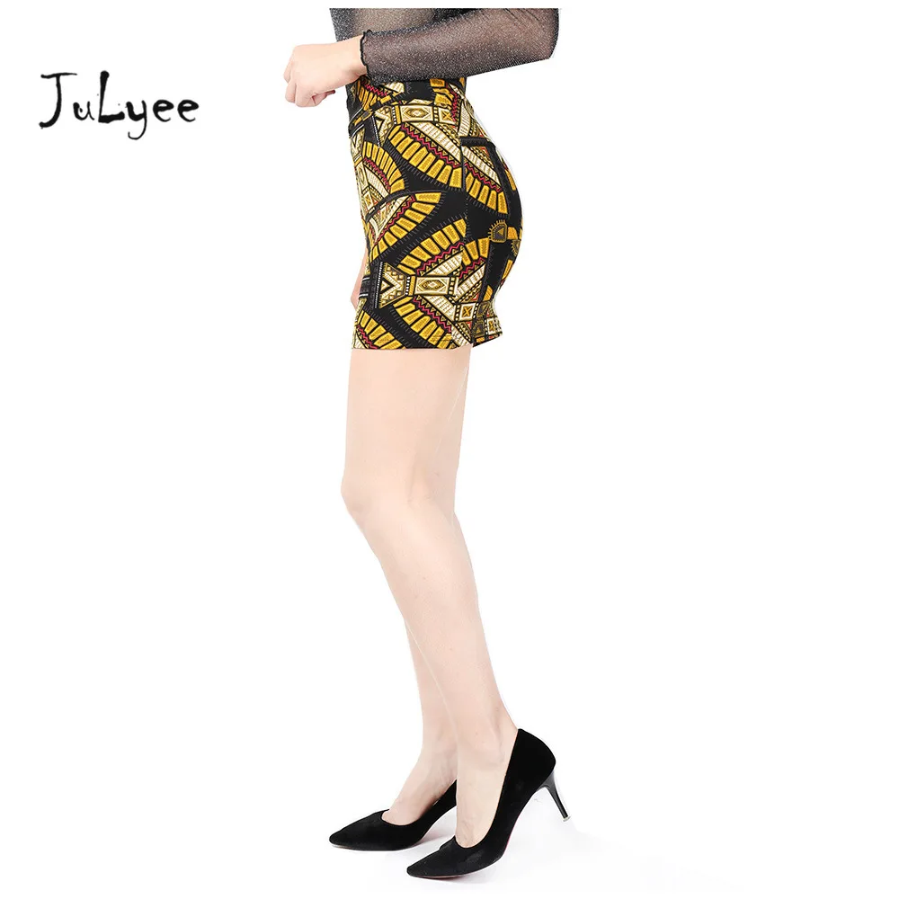 Julyee мини юбка карандаш с принтом сексуальная клубная облегающая высокой талией