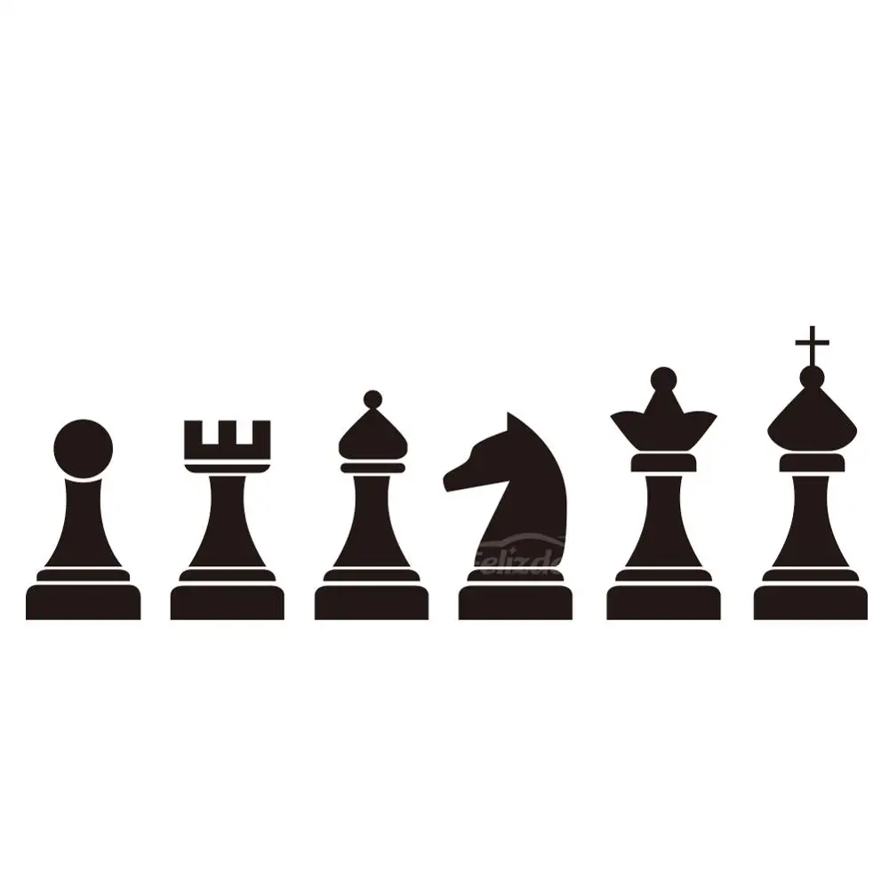Шахматное оружие автомобильные наклейки наклейка на окно или дверь высокое