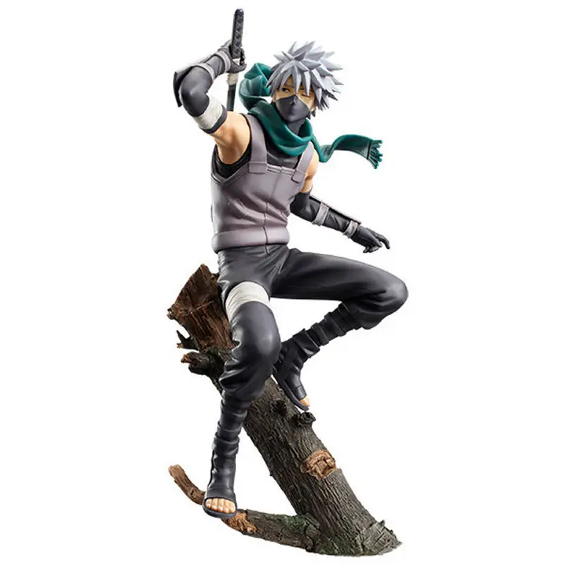 

Animation Props Ninja Dark Kakashi Weasel Yuzhiboban Earth Hand-made Model Ornaments Dolls Gift Toys Collection House Decoration