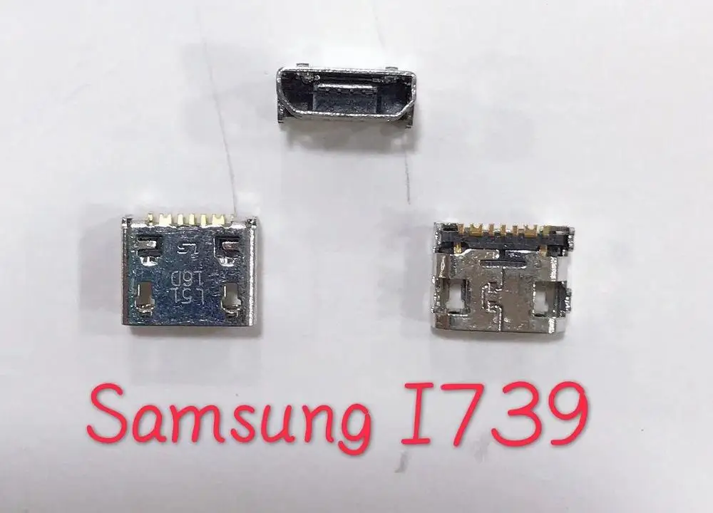 10 шт./оригинальный зарядный разъем для Samsung I739 I759 I9128 S7278 J110 J120 G313 S7262 S5282