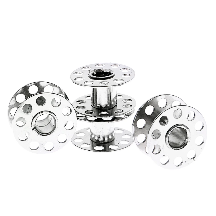 

10pcs Metal Bobbins Spool Sewing Craft Tool Stainless Steel Sewing Machine Bobbins Spool for Brother Janome Singer