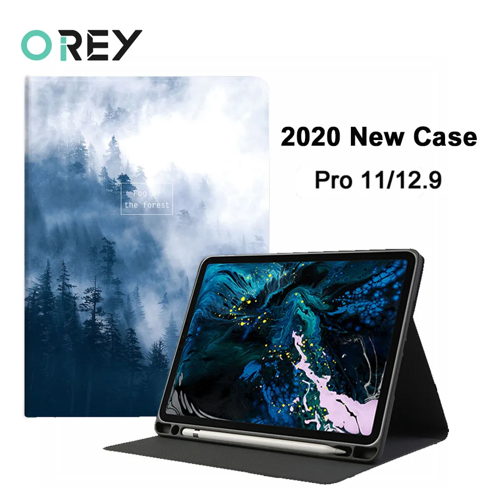 Чехол Funda для iPad Pro 2020 12 9 чехол Apple 11 дюймов задняя крышка складной с держателем