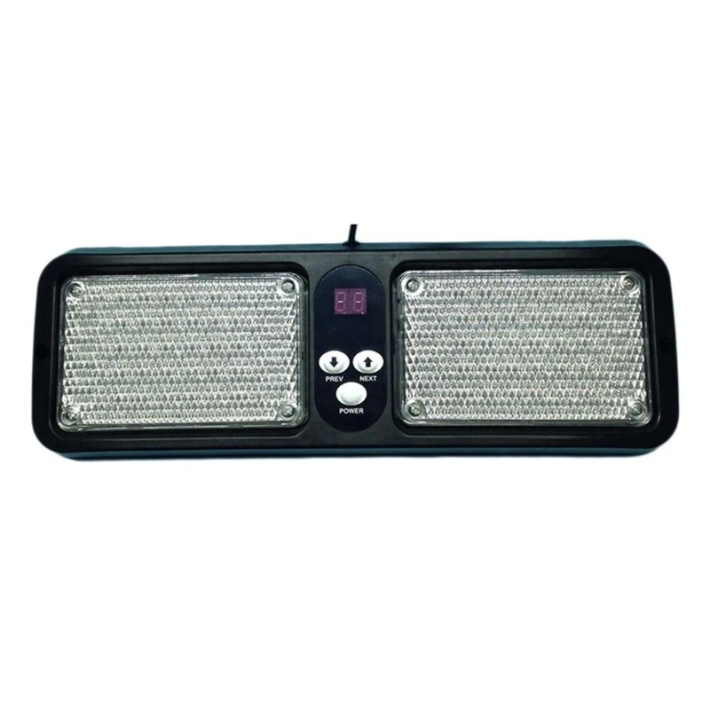 

86 LEDs Strobe Light for Trucks Cars 12 Modes Emergency Flash Warning Caution Sun Visor Sun Shield Lamp Bar