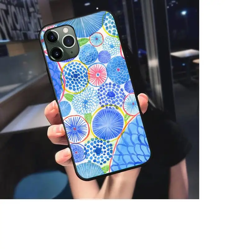 

0 Colourful Psychedelic Trippy Art Phone Case For iphone 7 8 plus x xr xs 11 12 mini pro max black soft nax fundas cover