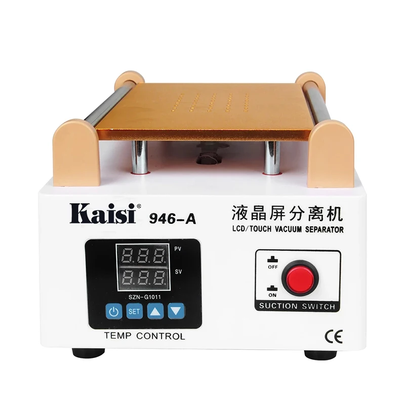 

Kaisi 946A LCD Screen Touch Screen Separator Built-in Pump Vacuum Glass 7in LCD Separator Machine Screen Disassemble Repair Tool