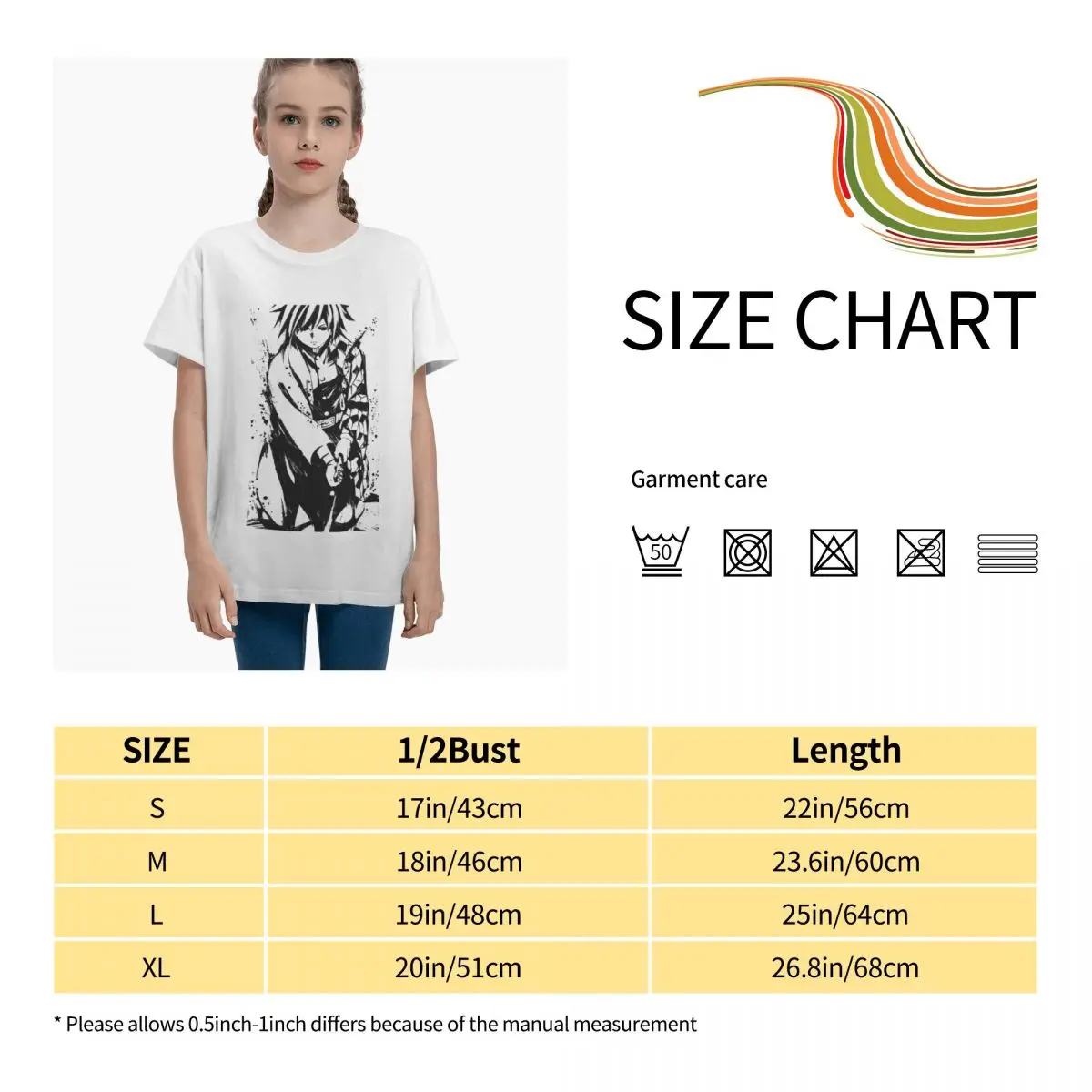 

Anime Fans Demon E Children's T Shirt Micro play Short sleeveRound neck T-shirt