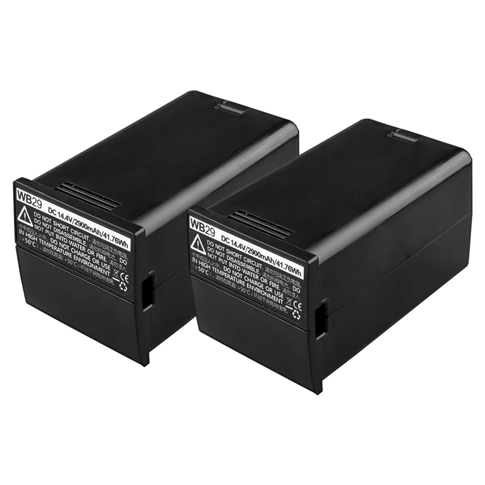 

WB29 Lithium-Ion Battery Pack for AD200 AD200Pro AD300Pro Pocket Flash 14.4V, 2900mAh WB29
