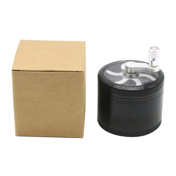 

55mm herb grinder big manual metal tobacco Shredder for smoking Tool