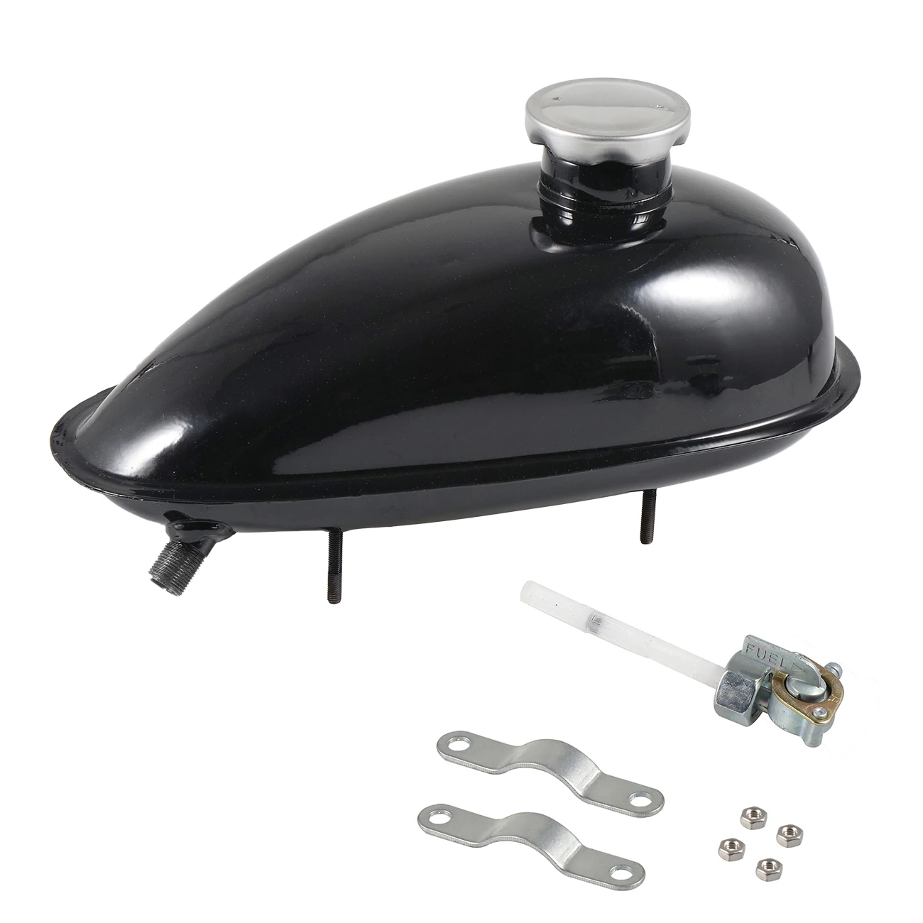 Pouvoir 49cc 50cc 60cc 66cc 80cc двигатель моторизованный велосипед на газовом топливе топливный кран Кепки 2L