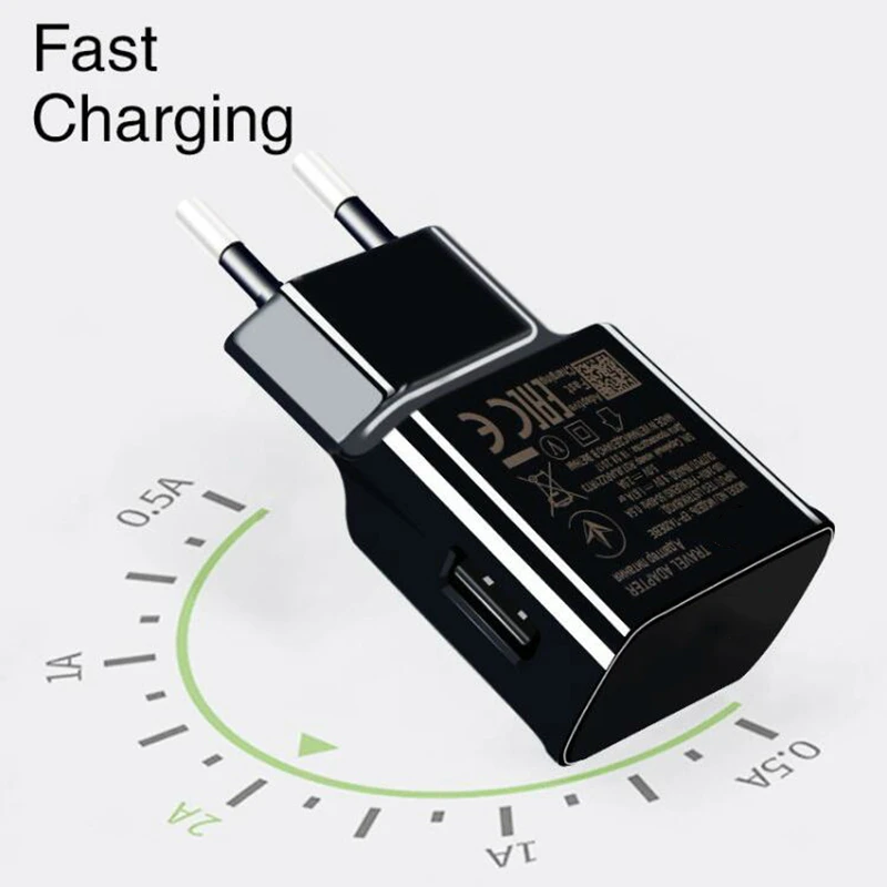 Usb type-C кабель для samsung S10 S9 S8 Plus Кабель передачи данных для быстрой зарядки для Xiaomi Redmi Note 8 7 usb type-C EU Plug зарядные кабели